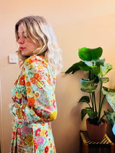 Load image into Gallery viewer, 1970s Italian floral wrap dress
