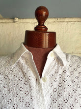 Load image into Gallery viewer, Broderie Anglaise Cotton Shirt - 12