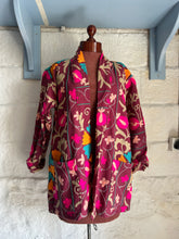 Load image into Gallery viewer, Indian cotton embroidered oversized jacket