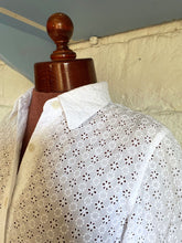 Load image into Gallery viewer, Broderie Anglaise Cotton Shirt - 12