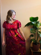 Load image into Gallery viewer, 1960s floral maxi dress