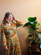 Load image into Gallery viewer, 1970s Italian floral wrap dress