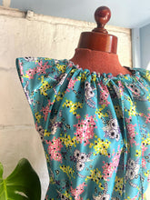 Load image into Gallery viewer, Turquoise Floral Midi Dress 12