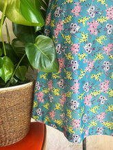Load image into Gallery viewer, Turquoise Floral Midi Dress 12