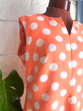 Load image into Gallery viewer, Coral Drop Waist Peplum Dress 16