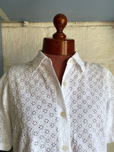 Load image into Gallery viewer, Broderie Anglaise Cotton Shirt - 12