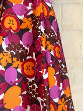 Load image into Gallery viewer, Burgundy Fruit Print Midi Dress 12