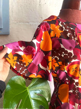Load image into Gallery viewer, Burgundy Fruit Print Midi Dress 12