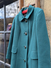 Load image into Gallery viewer, 1960's Emerald Green Wool Coat