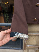 Load image into Gallery viewer, 1960's Marcel Fenez by Roland Klein Chocolate Brown Jacket with Ornate Cuffs