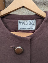 Load image into Gallery viewer, 1960's Marcel Fenez by Roland Klein Chocolate Brown Jacket with Ornate Cuffs