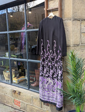 Load image into Gallery viewer, 1970's Embroidered Woollen Maxi Dress