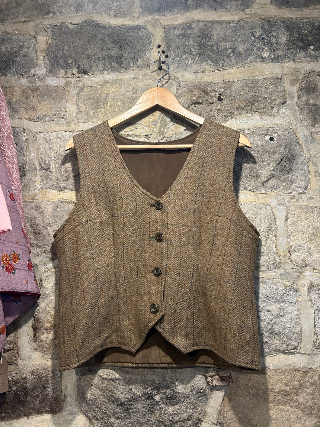 Tweedy cropped waistcoat