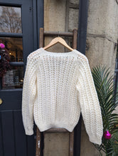 Load image into Gallery viewer, Cream Handknit Jumper Size 10
