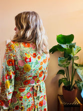 Load image into Gallery viewer, 1970s Italian floral wrap dress
