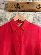 Load image into Gallery viewer, All silk red shirt
