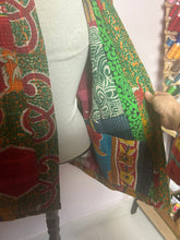 Load image into Gallery viewer, Antique kantha jacket #7
