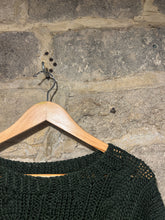 Load image into Gallery viewer, Aran dark green jumper
