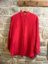 Load image into Gallery viewer, All silk red shirt
