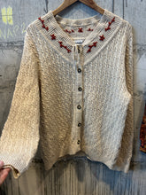 Load image into Gallery viewer, Folky Aran knit cardigan
