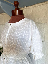 Load image into Gallery viewer, Cinched Waist Broderie Anglaise Top - 12/14
