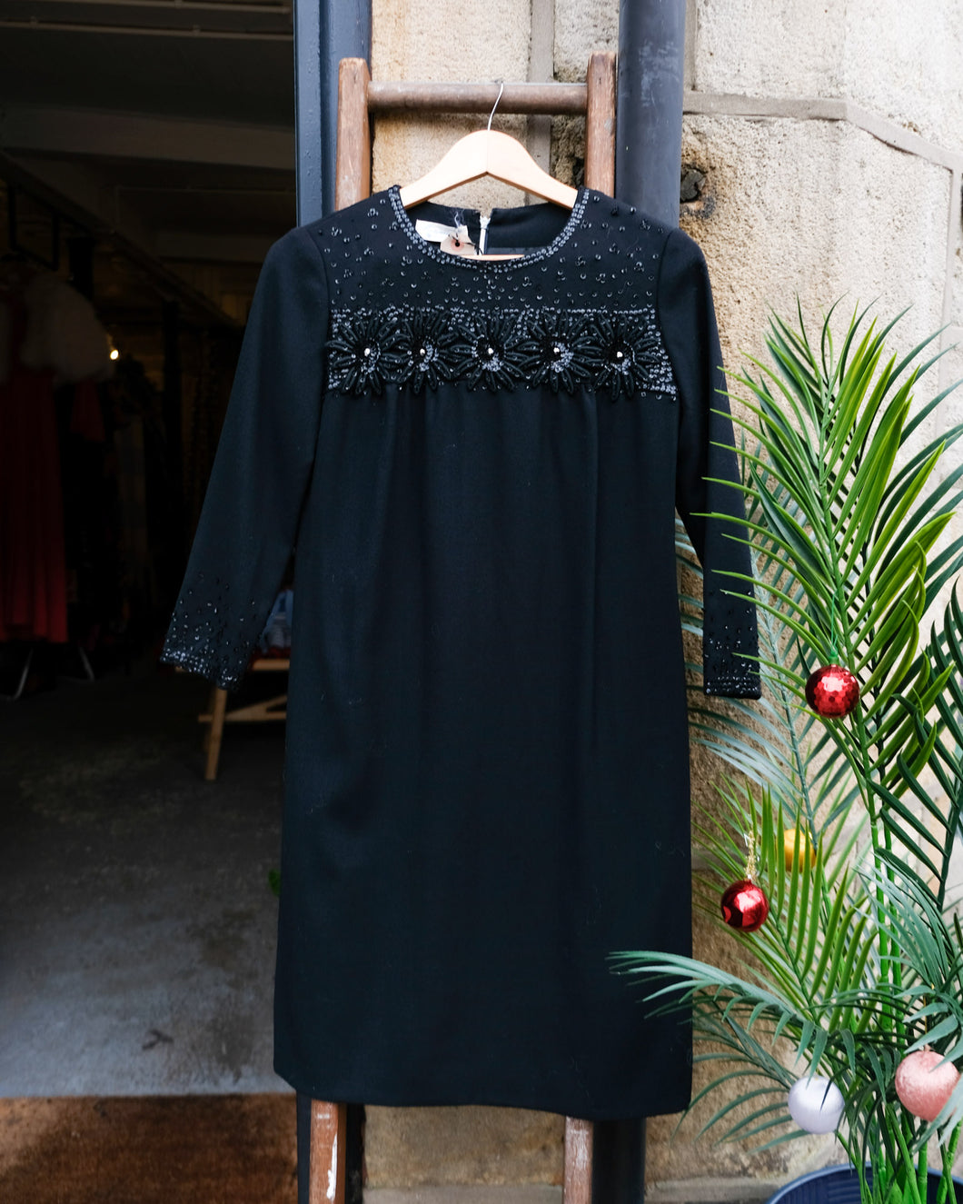 black sequin smock dress Simply Be sequin smock dress in black