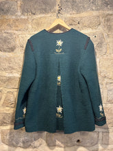 Load image into Gallery viewer, Folky handmade green jacket
