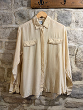 Load image into Gallery viewer, All silk cream shirt
