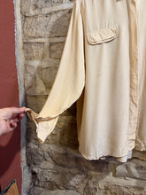 Load image into Gallery viewer, All silk cream shirt

