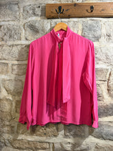 Load image into Gallery viewer, All silk cerise pink shirt
