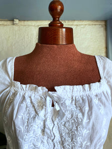 Embroidered Cotton Blouse - 10/12