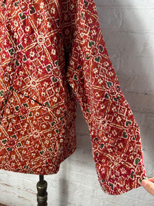 Indian blanket jacket