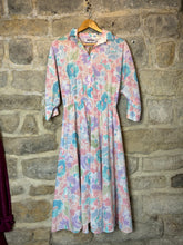 Load image into Gallery viewer, 1980s floral circle skirt dress
